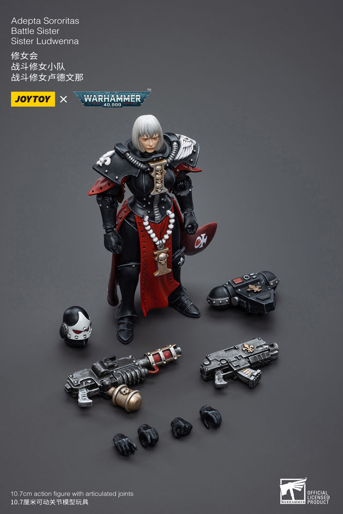 Warhammer 40k Actionfigur 1/18 Adepta Sororitas Battle Sister Sister Ludwenna 10 cm Image 8