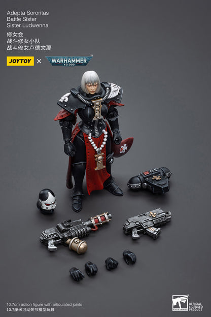 Warhammer 40k Actionfigur 1/18 Adepta Sororitas Battle Sister Sister Ludwenna 10 cm Image 8