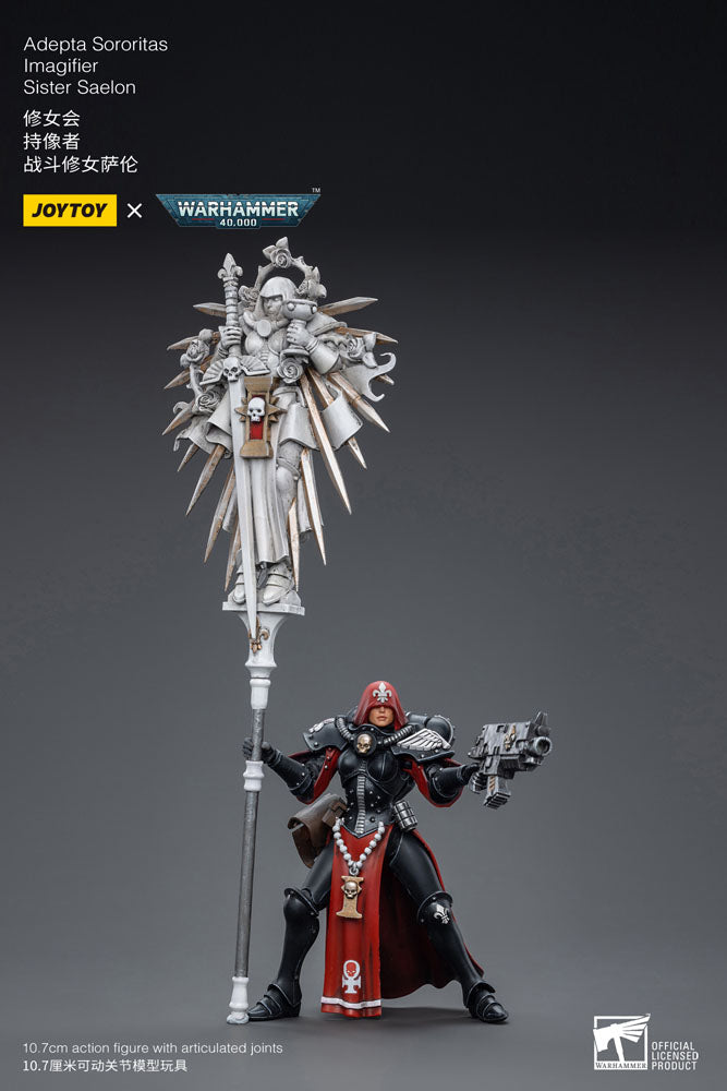 Warhammer 40k Actionfigur 1/18 Adepta Sororitas Battle Sister Sister Saelon 10 cm Image 10