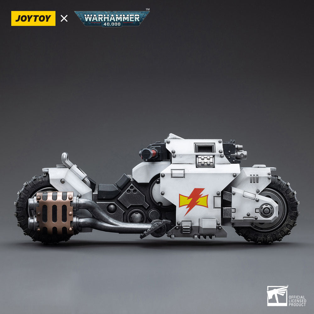 Warhammer 40k Fahrzeug 1/18 White Scars Raider-pattern Combat Bike 22 cm Image 3