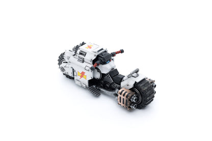Warhammer 40k Fahrzeug 1/18 White Scars Raider-pattern Combat Bike 22 cm Image 6
