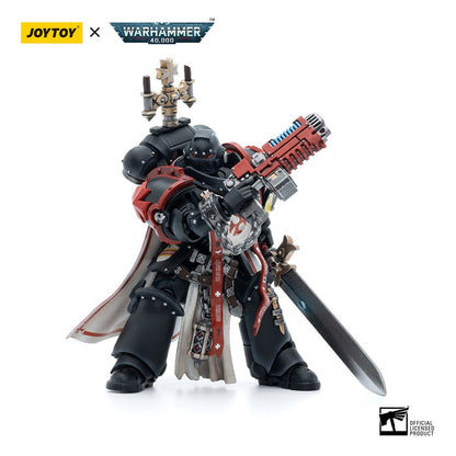 Warhammer 40k Actionfigur 1/18 Black Templars Sword Brethren Brother Lombast 12 cm Image 3