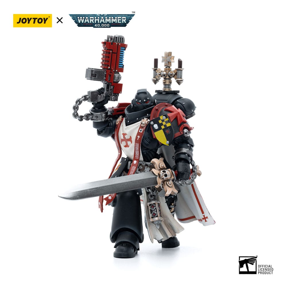 Warhammer 40k Actionfigur 1/18 Black Templars Sword Brethren Brother Lombast 12 cm Image 4