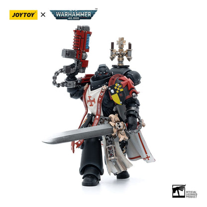 Warhammer 40k Actionfigur 1/18 Black Templars Sword Brethren Brother Lombast 12 cm Image 4