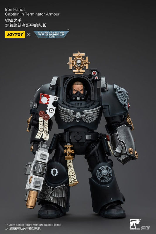 Warhammer 40k Actionfigur 1/18 Iron Hands Captain in Terminator Armour 14 cm Image 1