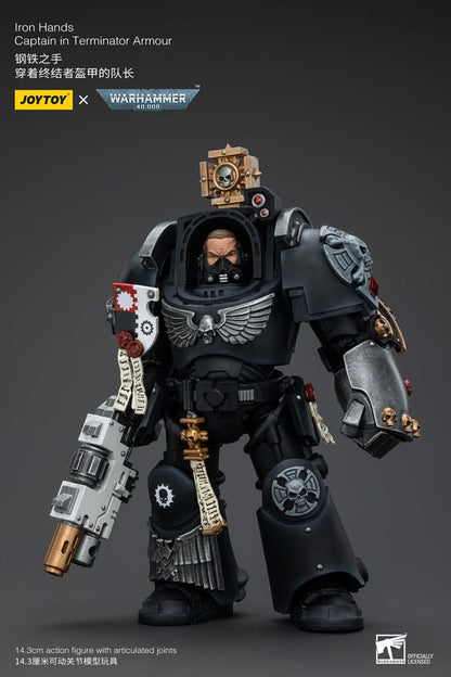 Warhammer 40k Actionfigur 1/18 Iron Hands Captain in Terminator Armour 14 cm Image 2