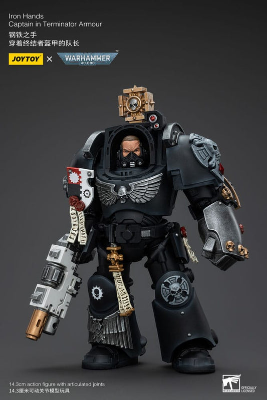 Warhammer 40k Actionfigur 1/18 Iron Hands Captain in Terminator Armour 14 cm Image 2