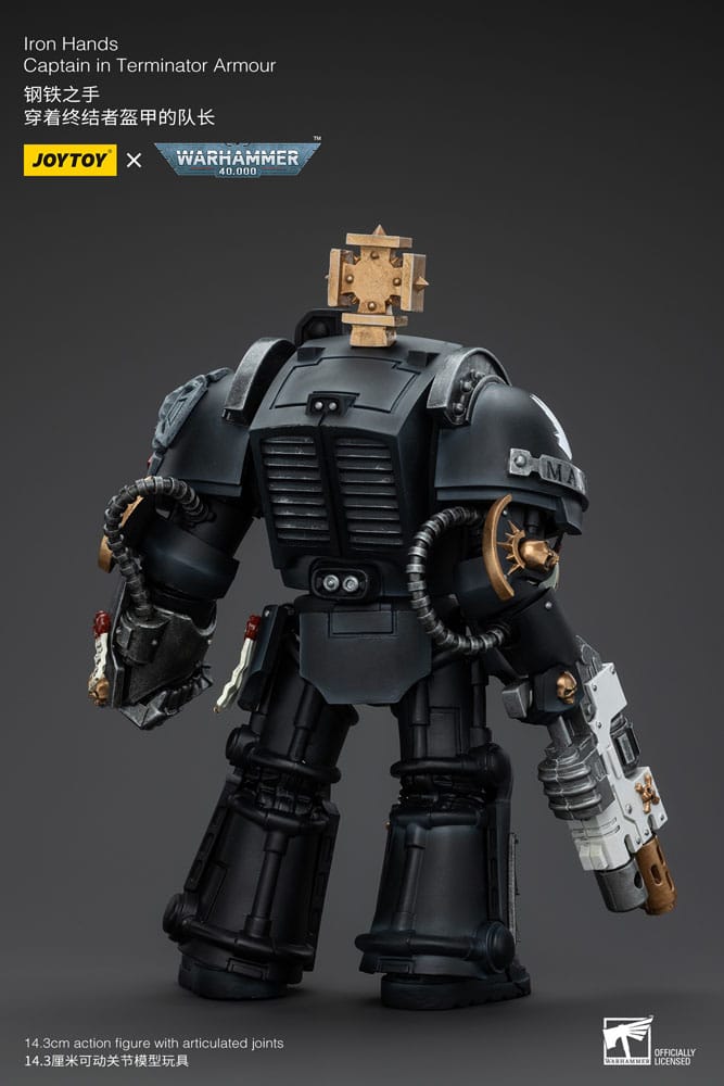Warhammer 40k Actionfigur 1/18 Iron Hands Captain in Terminator Armour 14 cm Image 3