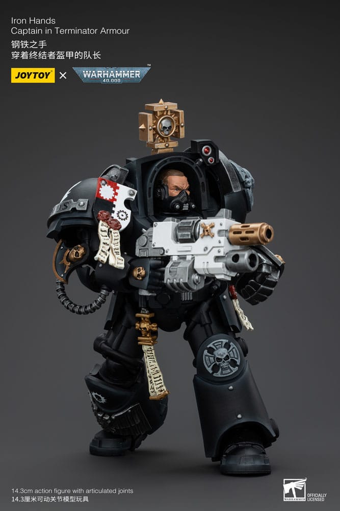 Warhammer 40k Actionfigur 1/18 Iron Hands Captain in Terminator Armour 14 cm Image 5
