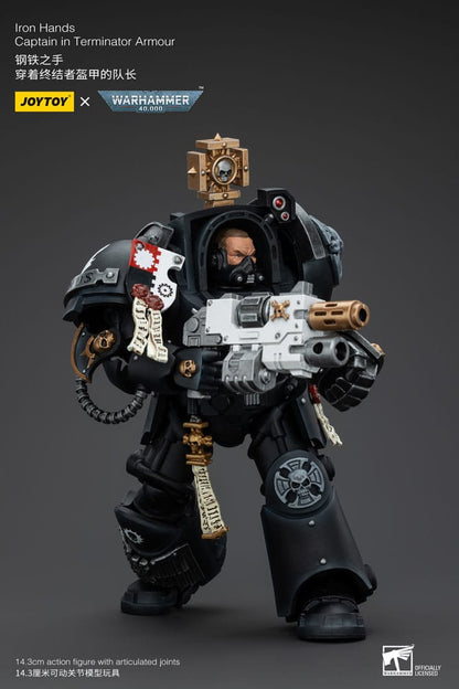 Warhammer 40k Actionfigur 1/18 Iron Hands Captain in Terminator Armour 14 cm Image 5