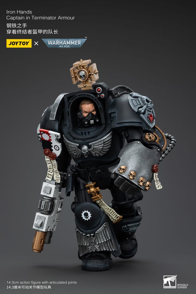 Warhammer 40k Actionfigur 1/18 Iron Hands Captain in Terminator Armour 14 cm Image 6