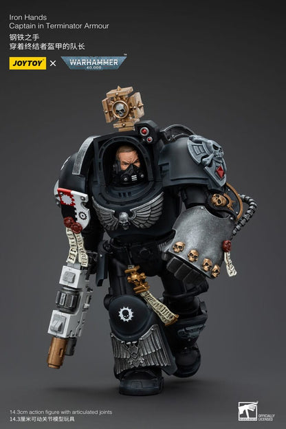 Warhammer 40k Actionfigur 1/18 Iron Hands Captain in Terminator Armour 14 cm Image 6