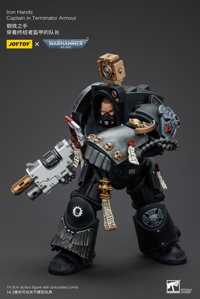 Warhammer 40k Actionfigur 1/18 Iron Hands Captain in Terminator Armour 14 cm Image 7
