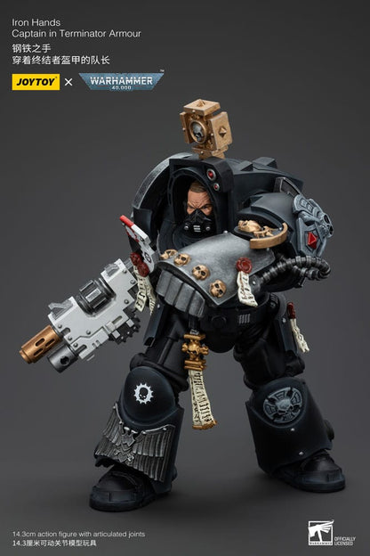 Warhammer 40k Actionfigur 1/18 Iron Hands Captain in Terminator Armour 14 cm Image 7