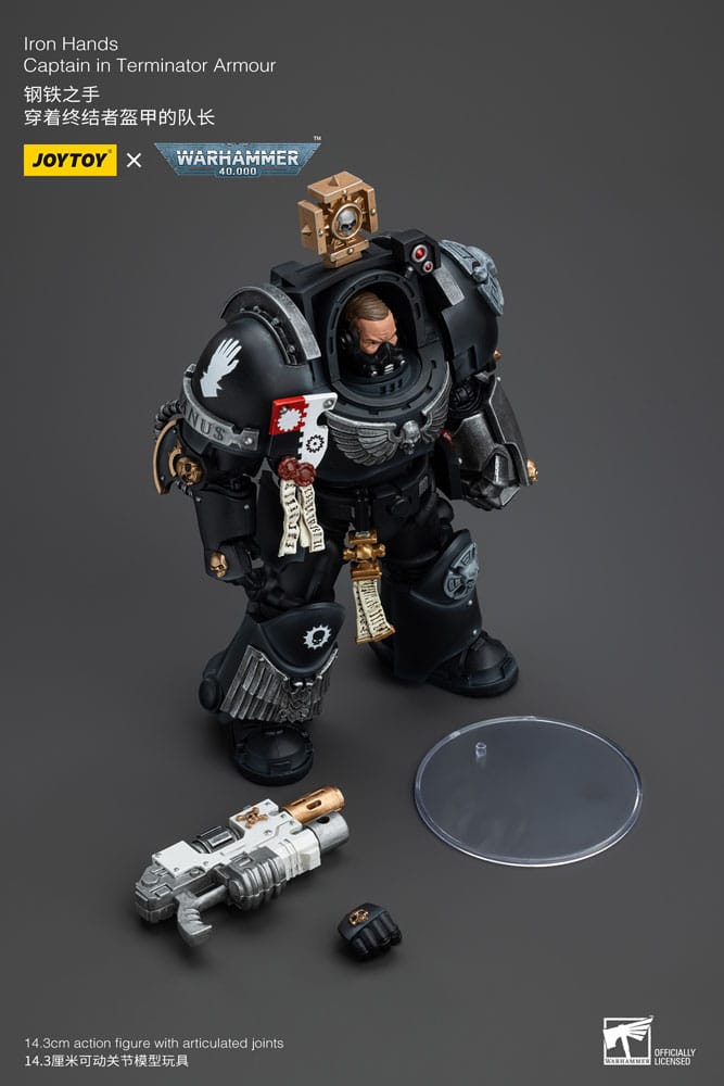Warhammer 40k Actionfigur 1/18 Iron Hands Captain in Terminator Armour 14 cm Image 9