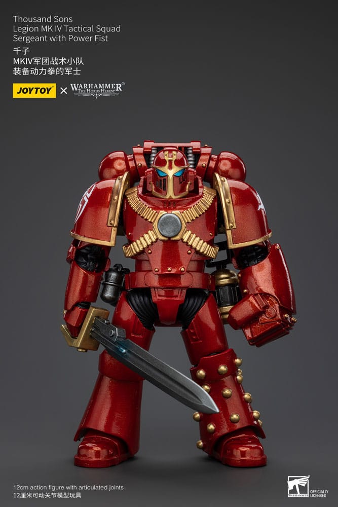 Warhammer The Horus Heresy Actionfigur 1/18 Thousand Sons Legion MK IV Tactical Squad Sergeant with Power Fist 12 cm Image 1