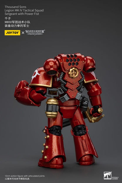 Warhammer The Horus Heresy Actionfigur 1/18 Thousand Sons Legion MK IV Tactical Squad Sergeant with Power Fist 12 cm Image 3