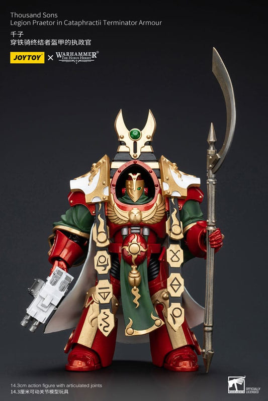 Warhammer The Horus Heresy Actionfigur 1/18 Thousand sons Legion Praetor in Cataphractii Terminator Armour 12 cm Image 1