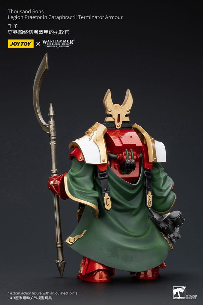 Warhammer The Horus Heresy Actionfigur 1/18 Thousand sons Legion Praetor in Cataphractii Terminator Armour 12 cm Image 3