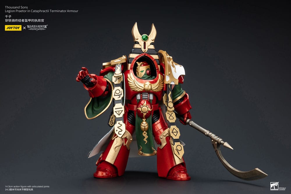 Warhammer The Horus Heresy Actionfigur 1/18 Thousand sons Legion Praetor in Cataphractii Terminator Armour 12 cm Image 7