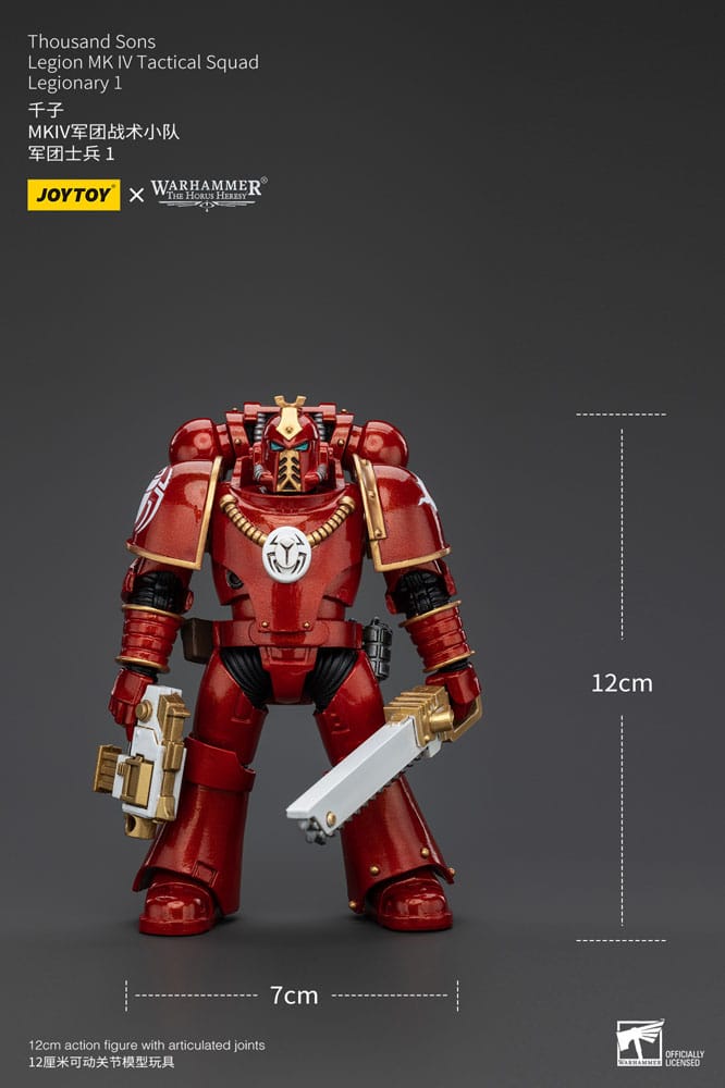 Warhammer The Horus Heresy Actionfigur 1/18 Thousand Sons Legion MK IV Tactical Squad Legionary 1 12 cm Image 9