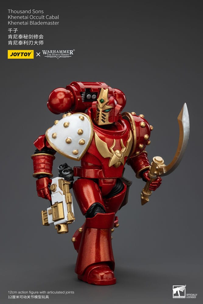 Warhammer The Horus Heresy Actionfigur 1/18 Thousand Sons Khenetai Occult Cabal Khenetai Blademaster 12 cm Image 7