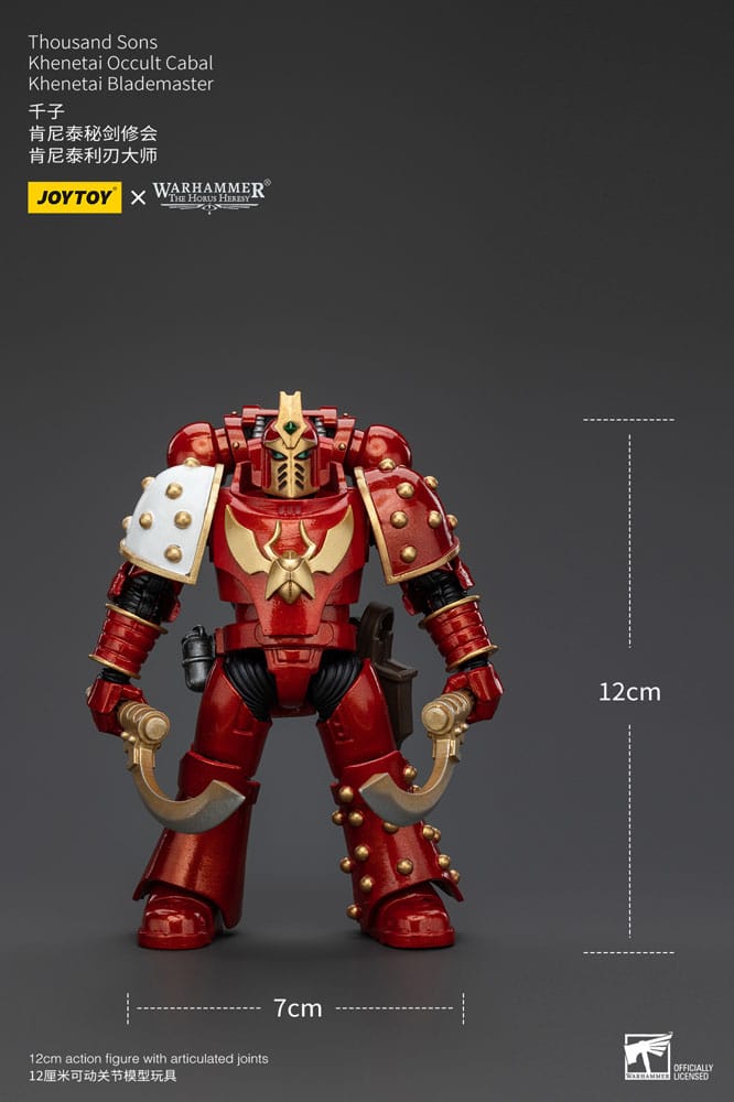 Warhammer The Horus Heresy Actionfigur 1/18 Thousand Sons Khenetai Occult Cabal Khenetai Blademaster 12 cm Image 9