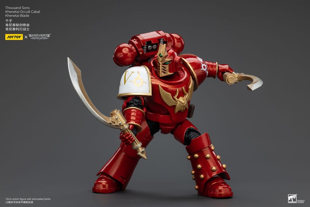 Warhammer The Horus Heresy Actionfigur 1/18 Thousand Sons Khenetai Occult Cabal Khenetai Blade 12 cm Image 4