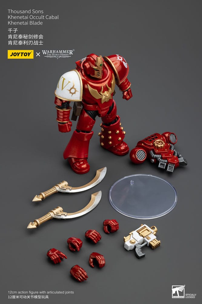 Warhammer The Horus Heresy Actionfigur 1/18 Thousand Sons Khenetai Occult Cabal Khenetai Blade 12 cm Image 8