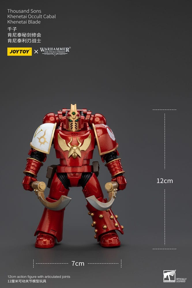 Warhammer The Horus Heresy Actionfigur 1/18 Thousand Sons Khenetai Occult Cabal Khenetai Blade 12 cm Image 9