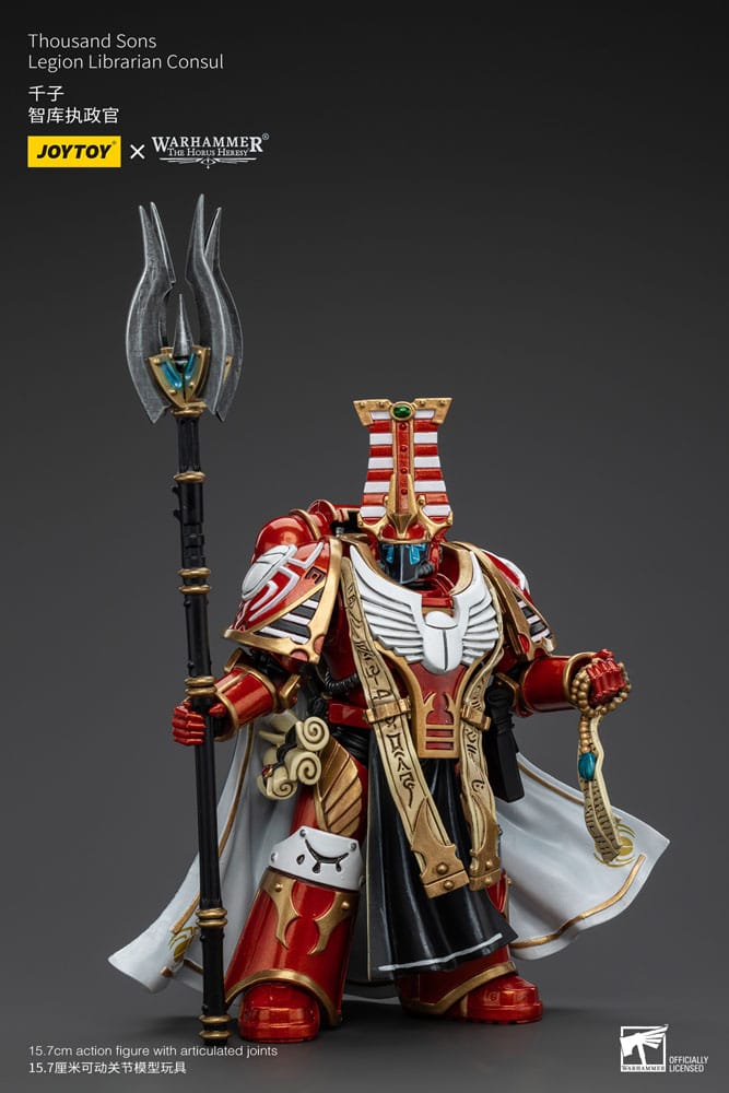 Warhammer The Horus Heresy Actionfigur 1/18 Thousand Sons Legion Librarian Consut 16 cm Image 3