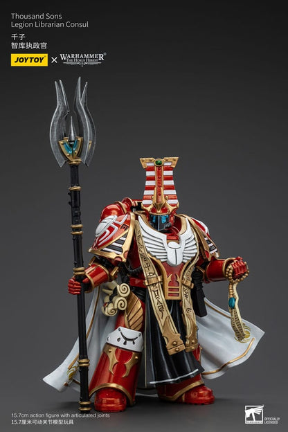 Warhammer The Horus Heresy Actionfigur 1/18 Thousand Sons Legion Librarian Consut 16 cm Image 3