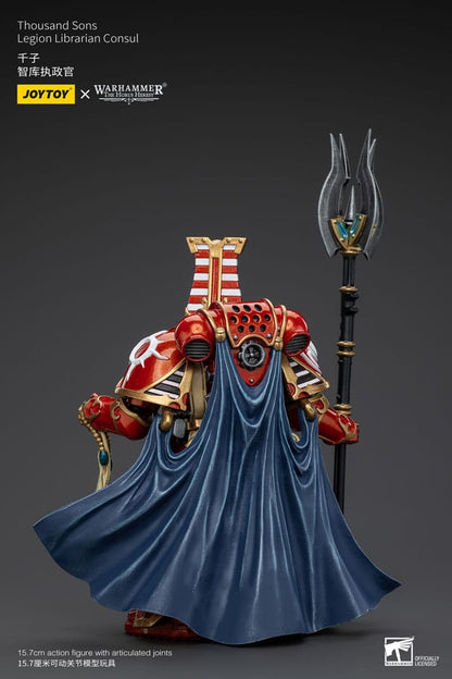 Warhammer The Horus Heresy Actionfigur 1/18 Thousand Sons Legion Librarian Consut 16 cm Image 4