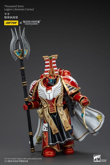 Warhammer The Horus Heresy Actionfigur 1/18 Thousand Sons Legion Librarian Consut 16 cm Image 5