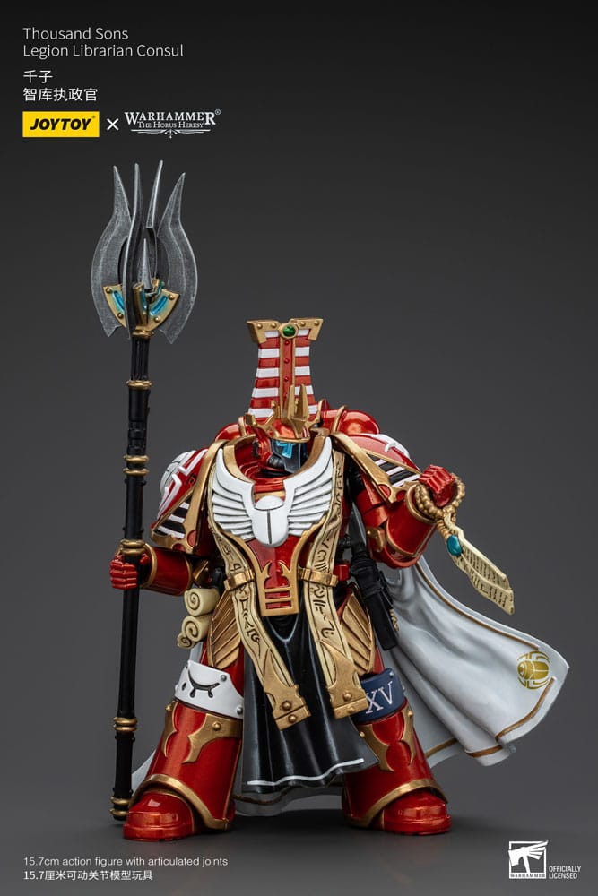 Warhammer The Horus Heresy Actionfigur 1/18 Thousand Sons Legion Librarian Consut 16 cm Image 6