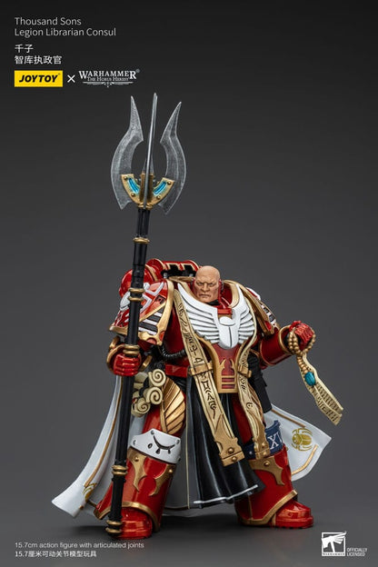 Warhammer The Horus Heresy Actionfigur 1/18 Thousand Sons Legion Librarian Consut 16 cm Image 7