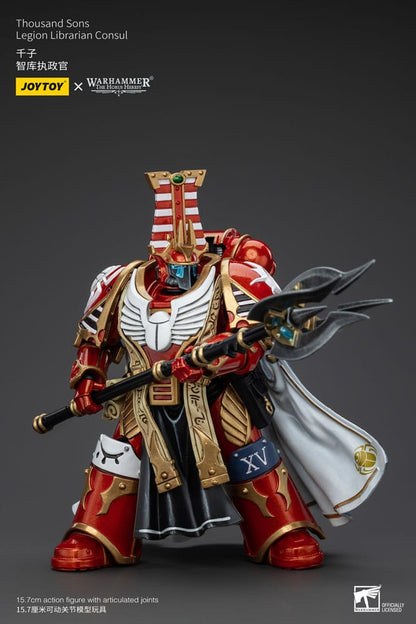Warhammer The Horus Heresy Actionfigur 1/18 Thousand Sons Legion Librarian Consut 16 cm Image 8