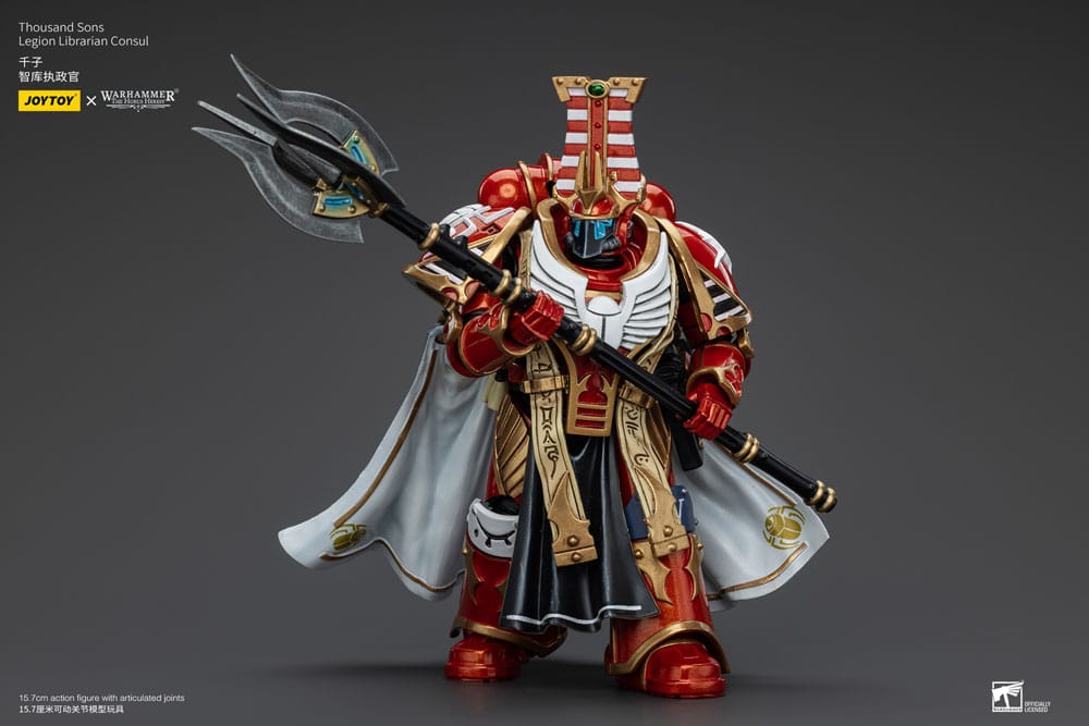 Warhammer The Horus Heresy Actionfigur 1/18 Thousand Sons Legion Librarian Consut 16 cm Image 9