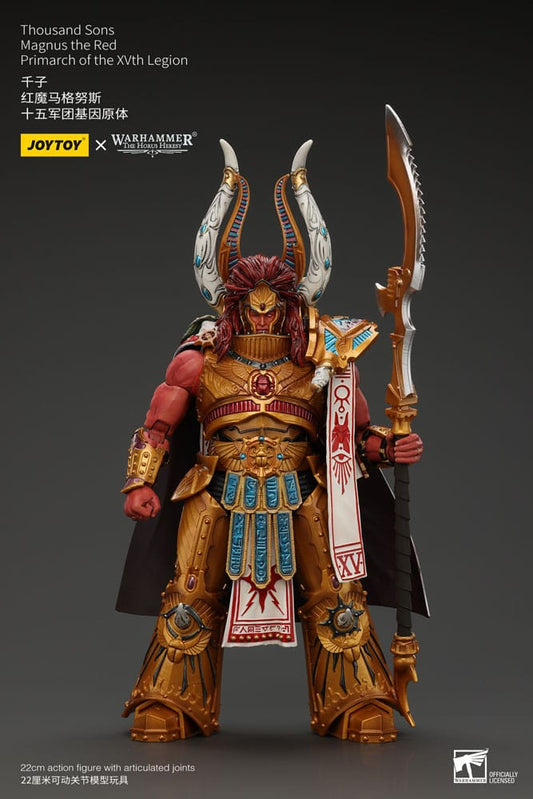 Warhammer The Horus Heresy Actionfigur 1/18 Thousand sons Magnus the Red Primarch of the XVth Legion 12 cm Image 1