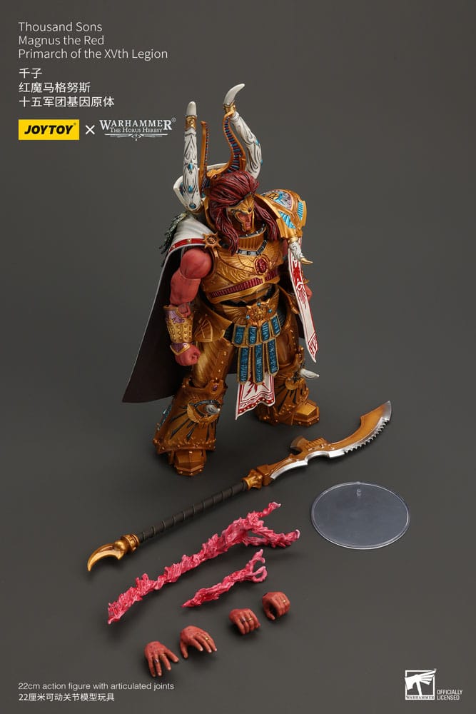 Warhammer The Horus Heresy Actionfigur 1/18 Thousand sons Magnus the Red Primarch of the XVth Legion 12 cm Image 3