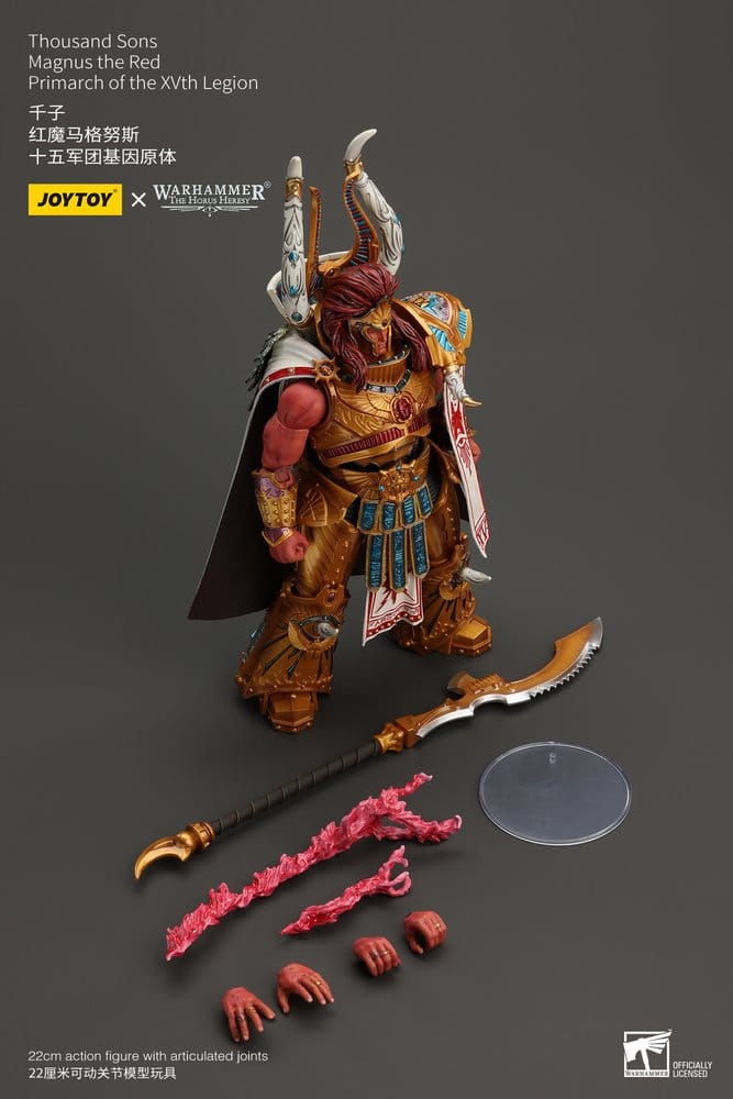 Warhammer The Horus Heresy Actionfigur 1/18 Thousand sons Magnus the Red Primarch of the XVth Legion 22 cm Image 4