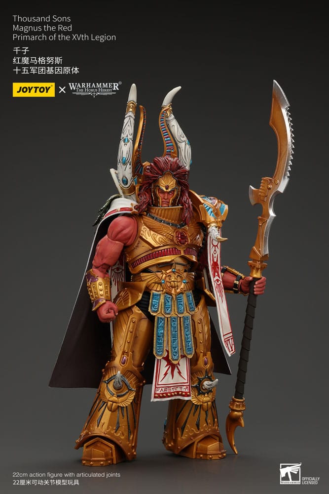 Warhammer The Horus Heresy Actionfigur 1/18 Thousand sons Magnus the Red Primarch of the XVth Legion 12 cm Image 5