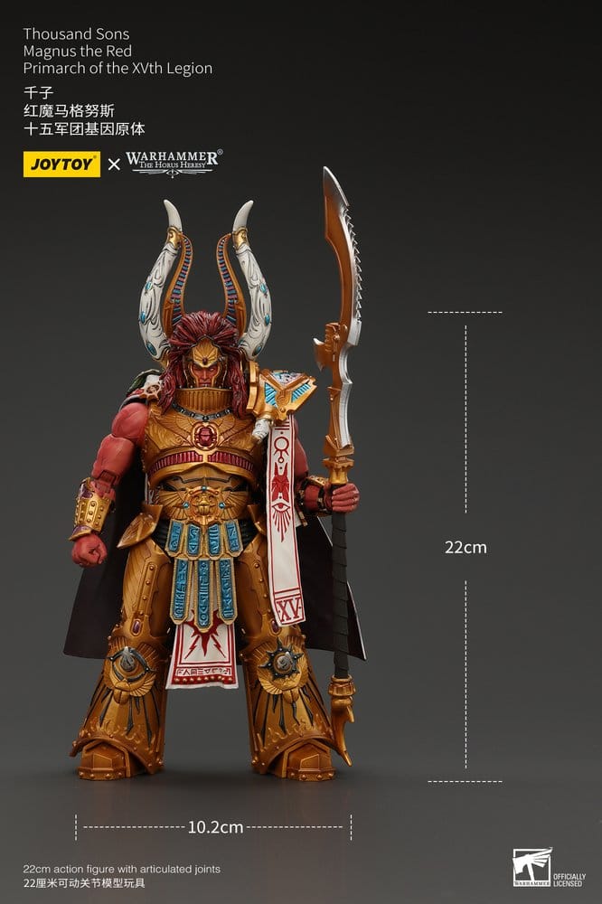 Warhammer The Horus Heresy Actionfigur 1/18 Thousand sons Magnus the Red Primarch of the XVth Legion 22 cm Image 5