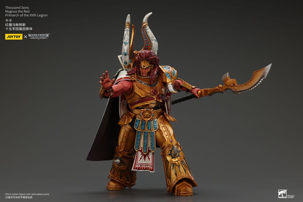 Warhammer The Horus Heresy Actionfigur 1/18 Thousand sons Magnus the Red Primarch of the XVth Legion 12 cm Image 7