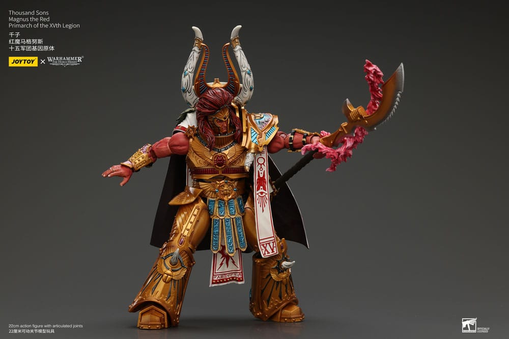 Warhammer The Horus Heresy Actionfigur 1/18 Thousand sons Magnus the Red Primarch of the XVth Legion 12 cm Image 9