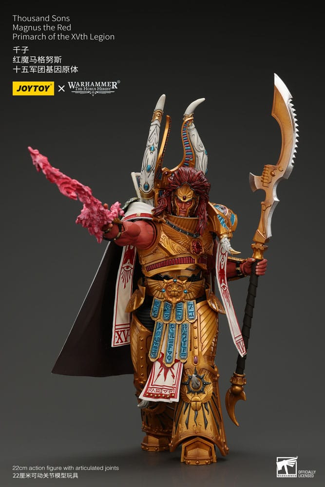 Warhammer The Horus Heresy Actionfigur 1/18 Thousand sons Magnus the Red Primarch of the XVth Legion 12 cm Image 10