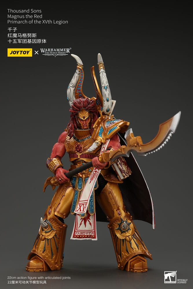 Warhammer The Horus Heresy Actionfigur 1/18 Thousand sons Magnus the Red Primarch of the XVth Legion 12 cm Image 11