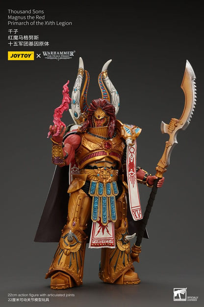 Warhammer The Horus Heresy Actionfigur 1/18 Thousand sons Magnus the Red Primarch of the XVth Legion 12 cm Image 12