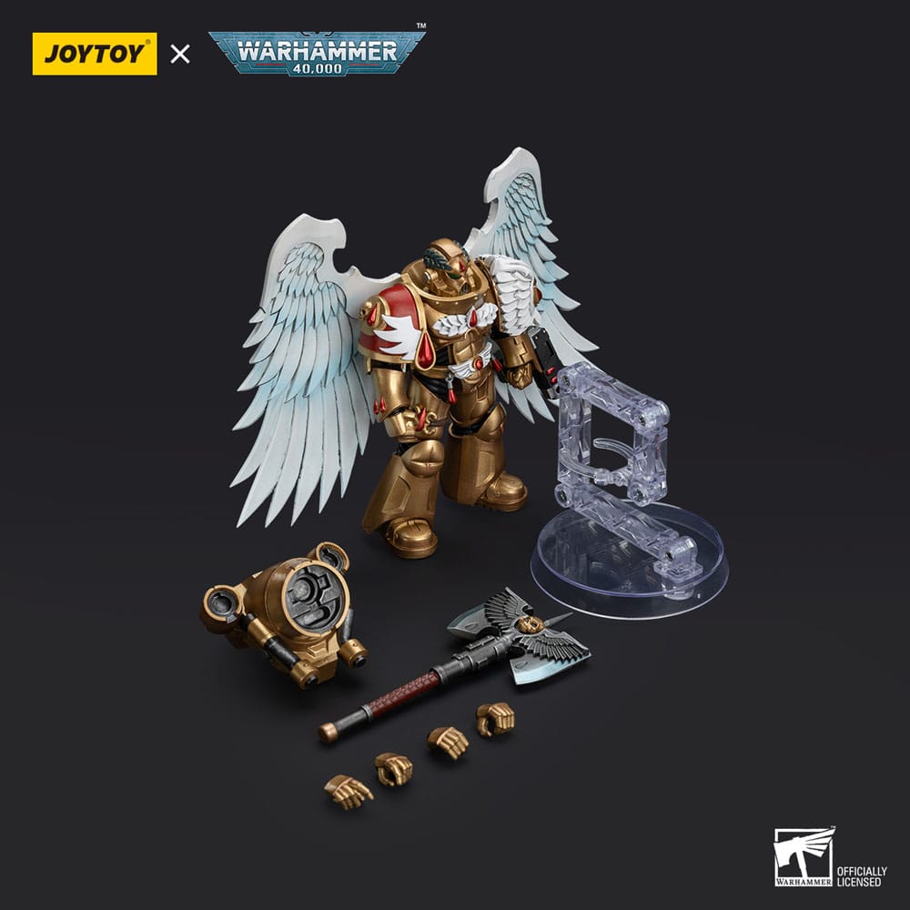 Warhammer 40,000 Actionfigur 1/18 Blood Angels Sanguinary Guard with Encarmine Axe 12 cm Image 6