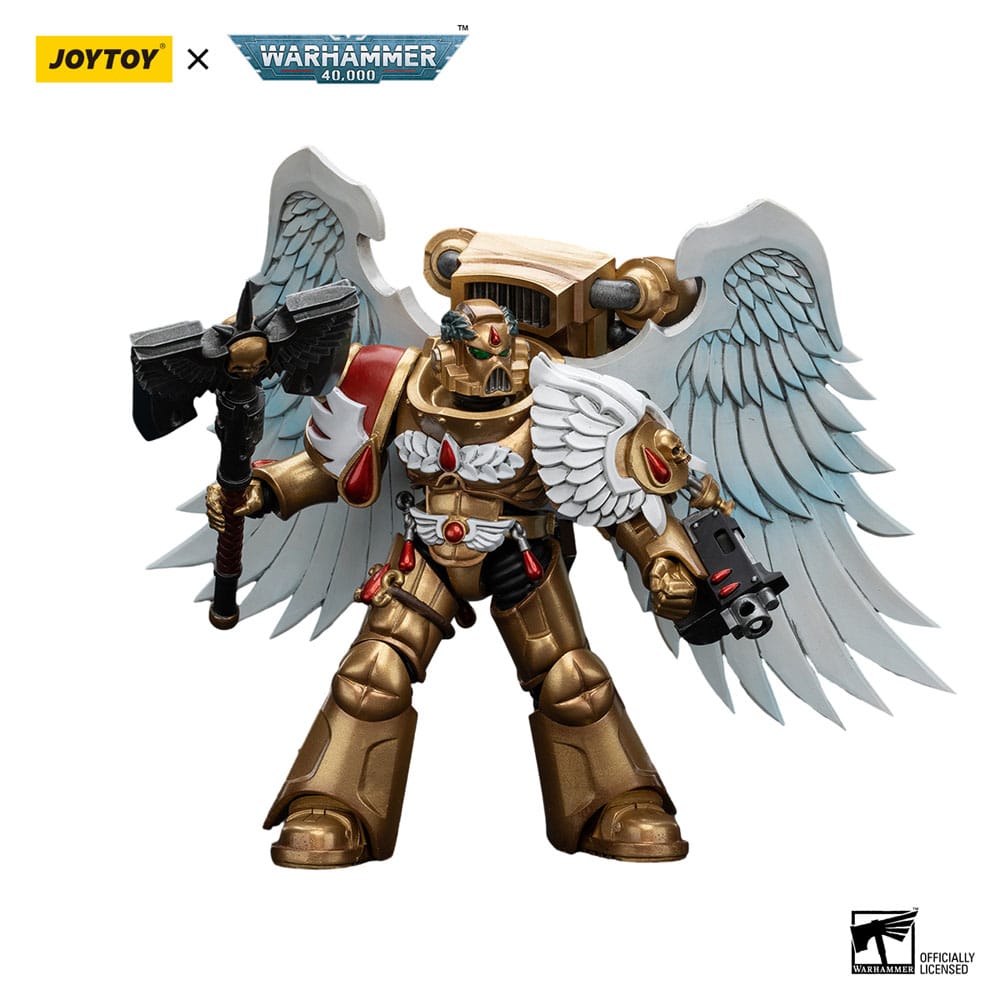 Warhammer 40,000 Actionfigur 1/18 Blood Angels Sanguinary Guard with Encarmine Axe 12 cm Image 8
